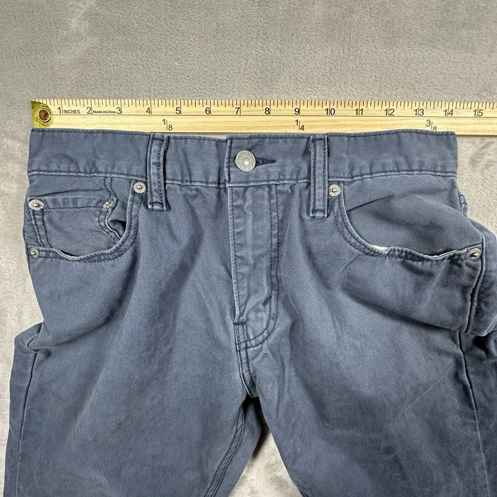 Levis 514 Jeans Mens 29x30 White Tab Straight Leg Blue Denim Pants